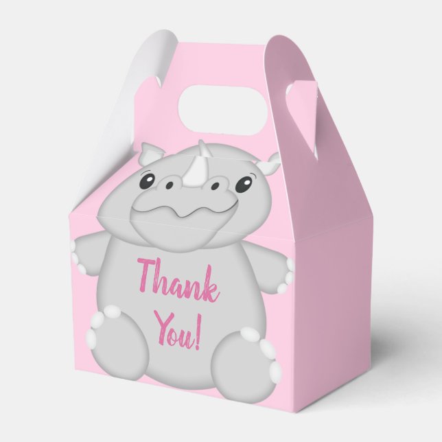 Ballotins Rhino Baby shower rose (Verso)
