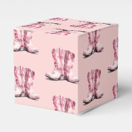 Ballotins Rodeo Cowgirl baby shower Bottes roses