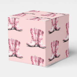 Ballotins Rodeo Cowgirl baby shower Bottes roses