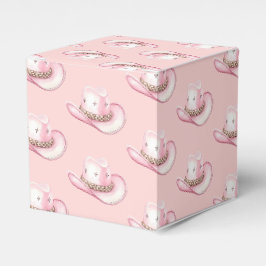 Ballotins Rodeo Cowgirl Casquette rose Baby shower