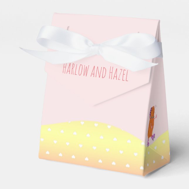 Ballotins Rollersking chien & cobaye fête pour sac (Verso)