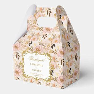 Ballotins Romantique Blush Gold Boho mariage Favoriser Merci