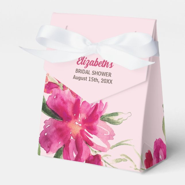 Ballotins Romc Floral Design Bridal Shower Favor (Verso)