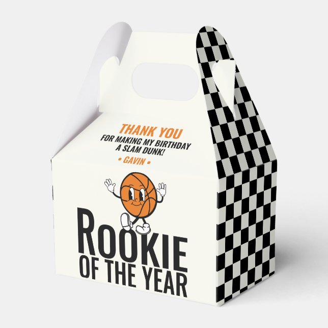 Ballotins Rookie De L'Année Basketball Anniversaire Customis (Verso)