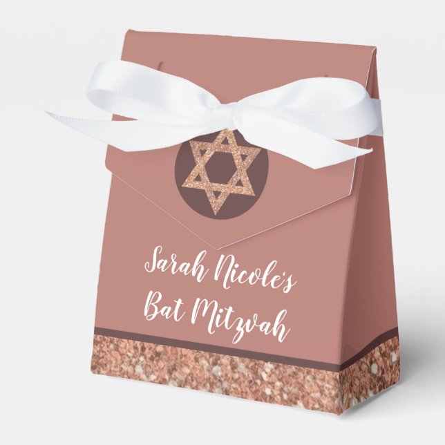 Ballotins Rose bat mitzvah Parties scintillant or Chic Glam  (Verso)