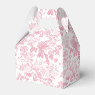 Ballotins Rose blanc rose Chinoiserie Motif