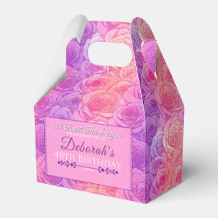 Ballotins Rose branché Anniversaire Ballotin Pour Dessert Ta