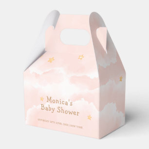 Ballotins Rose Elegant Nuage Neuf Étoiles Baby shower fille