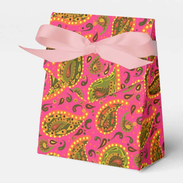 Ballotins Rose et or Paisley Pretty (Verso)
