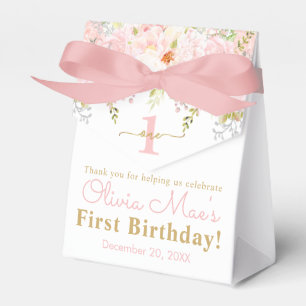 Ballotins Rose Garden Girl Premier anniversaire Personnalisé