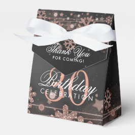 Ballotins Rose Gold Black Hiver 30e anniversaire Merci