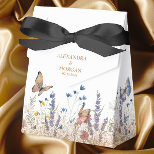 Ballotins Rose Gold Butterfly Garden Ballotin de mariage