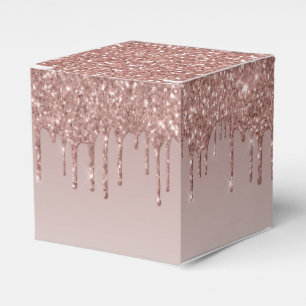 Ballotins Rose Gold Glitter Liquide Drips