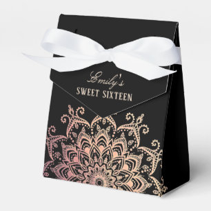 Ballotins Rose Gold Mandala Sweet 16 Party