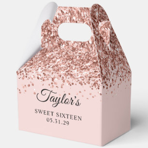 Ballotins Rose Gold Pailleté Blush Sweet Seize Ans