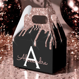 Ballotins Rose Gold - Rose Pâle Noir Paillettes Monogramme