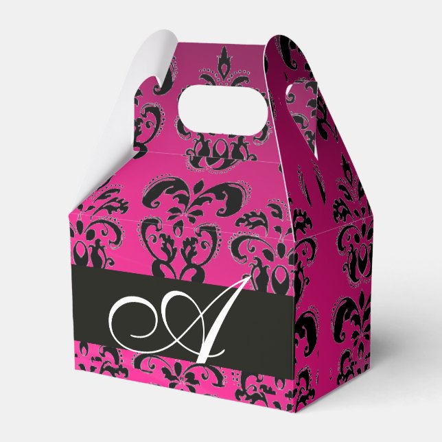 BALLOTINS ROSE, NOIR FUCHSIA, DOMMASQUE POURPULAIRE MONOGRAM (Verso)
