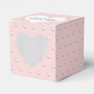 Ballotins Rose poudré avec perles