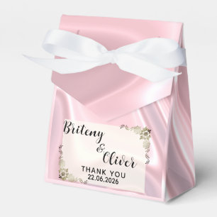 Ballotins Rose Poussiéreux Iridescent Soie Holographique dés
