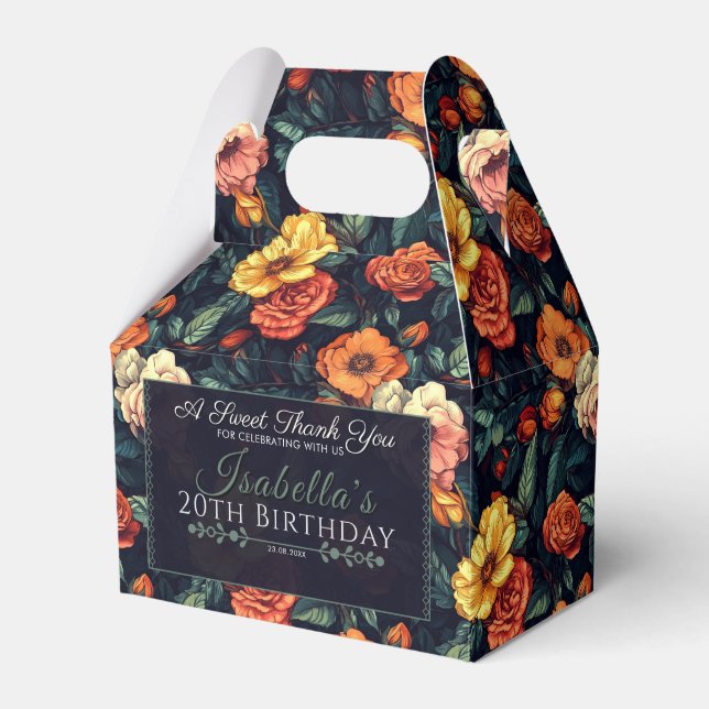 Ballotins Rose Radiant Ballotin Anniversaire Pour Invité Mer (Verso)