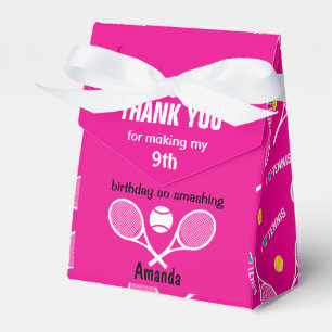 Ballotins Rose vif J'aime le tennis