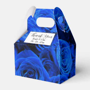 Ballotins Roses bleues élégantes fleurs bleues florale bleue