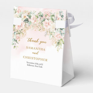 Ballotins Roses charmantes rose clair, feuillage et or maria