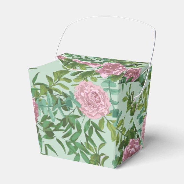 Ballotins Roses roses Jardin Printemps Mariage (Verso)