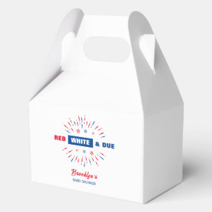 Ballotins Rouge Blanc Et Dû 4 Juillet Baby shower Patriotiqu