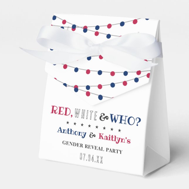 Ballotins Rouge, Blanc & Qui ? 4 juillet Parti de la révélat (Verso)