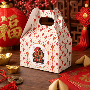 Ballotins Rouge chinois Or Joyeuse Année Lunaire du Serpent