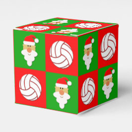 Ballotins Rouge et Vert Volleyballs & Santa Clause Noël