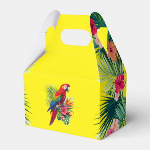 Ballotins Rouge macaw tropical floral