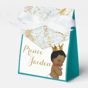 Ballotins Royal African Prince Turquoise baby shower  FANCY
