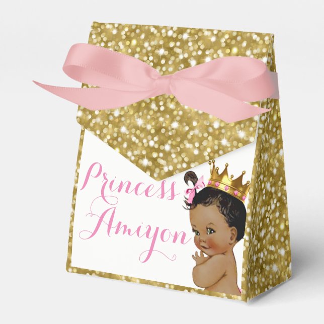 Ballotins Royal African Princess Parties scintillant rose &  (Verso)