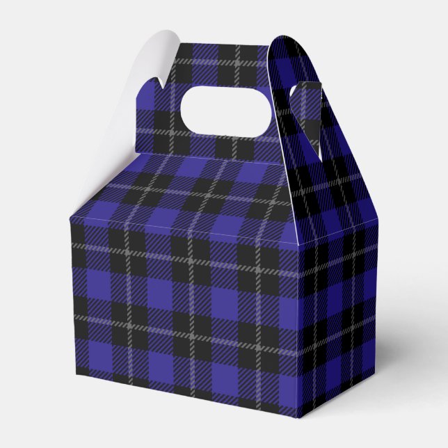 Ballotins Royal Blue Black Plaid (Verso)