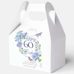 Ballotins Ruban Rose Bleu 60 ans