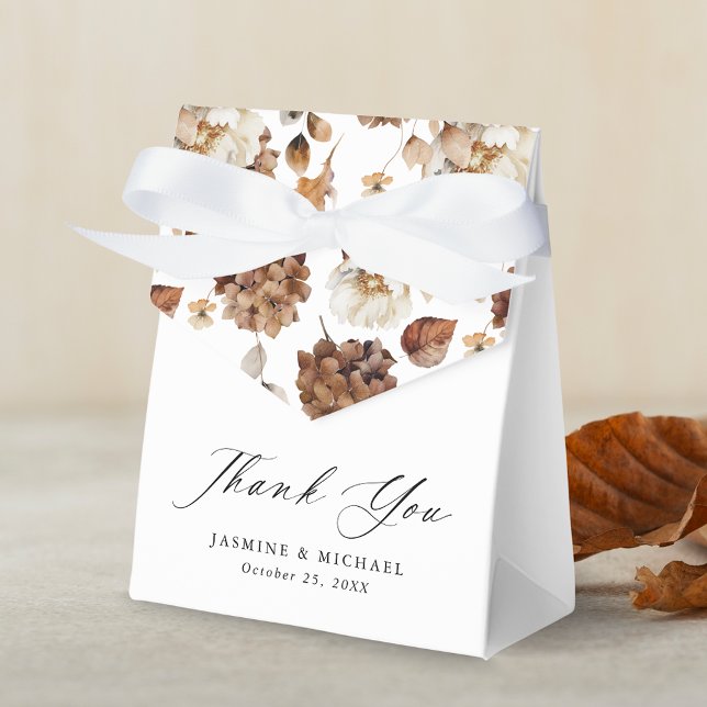 Ballotins Rustique Automne Floral Mariage Merci (Créateur téléchargé)
