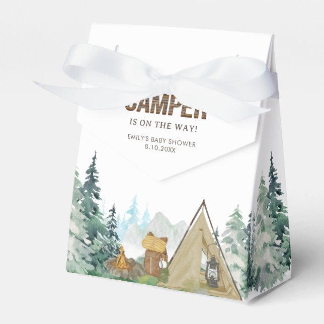 Ballotins Rustique Un Petit Baby shower De Camper (Verso)