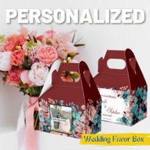 Sac en papier de mariage du jardin