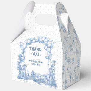Ballotins Safari animal Dusty Blue Toile bébé garçon douche 