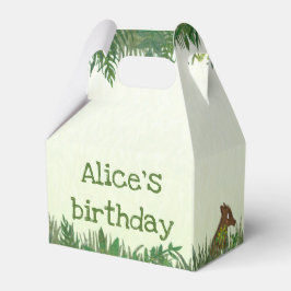 Ballotins Safari animal partie faveur boîte