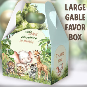 Ballotins Safari Jungle Cute Wild Un 1er Anniversaire Grand