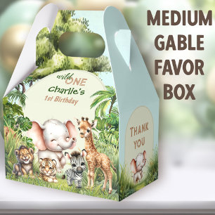 Ballotins Safari Jungle Cute Wild Un 1er Anniversaire Moyen