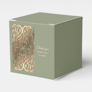 Ballotins Sage Green et Mariage or avec Elegant Earthy