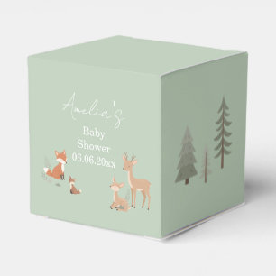 Ballotins Sage Green Fête de Naissance Animaux de la Forêt