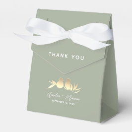 Ballotins Sage Green Lovebirds Wedding