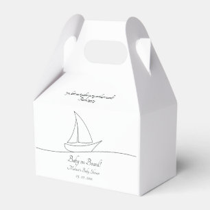Ballotins Sailboat Beach Thème Baby shower chrétien