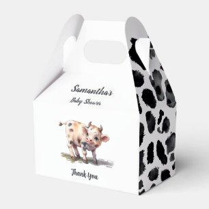 Ballotins Saint-Vache Bébé Vache ferme Baby shower animal