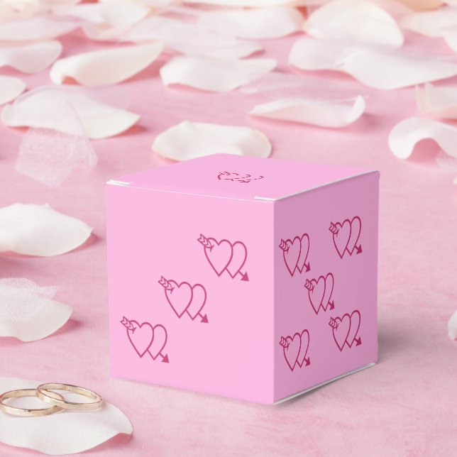 Ballotins Saint-Valentin Coeurs Die 6 Côtés (Mariage)